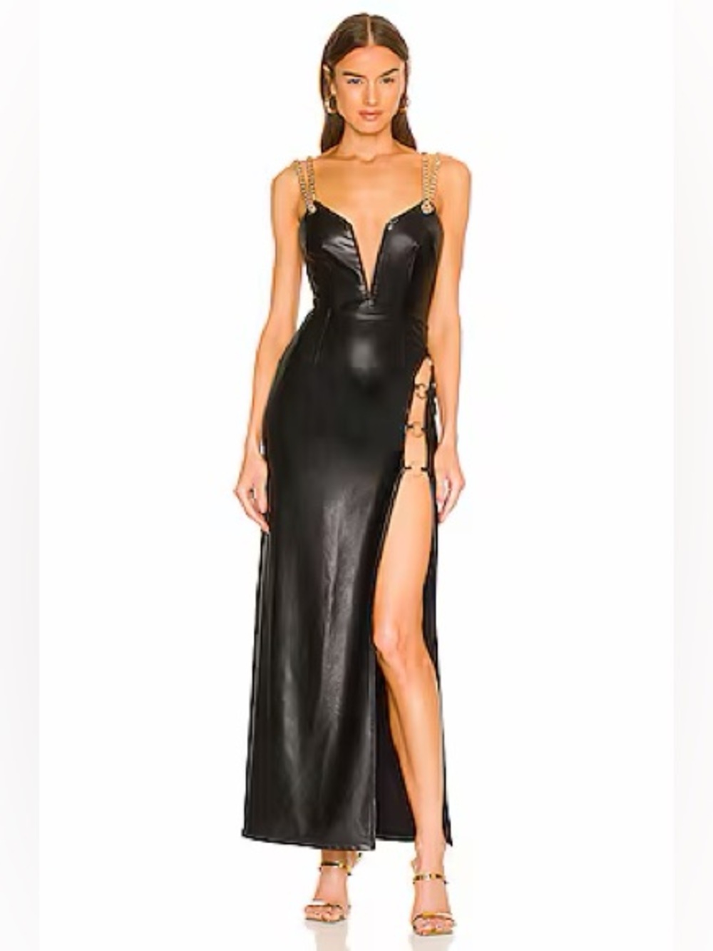 Michael Costello x REVOLVE Marla Maxi Dress in Black